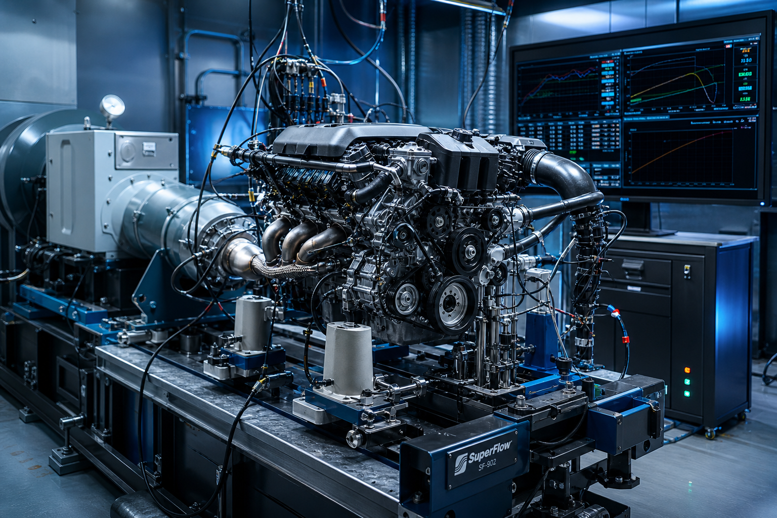 Engine dynamometer testing
