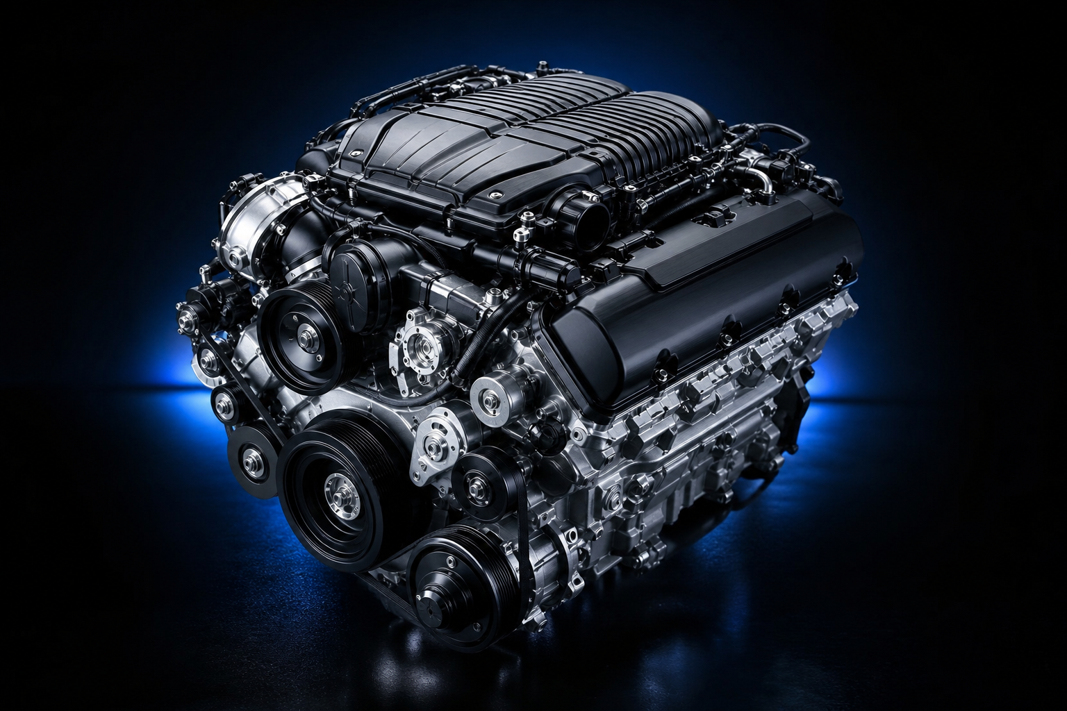 Land Rover 5.0L supercharged V8 engine
